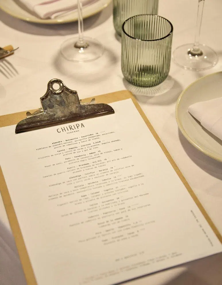 carta taberna chiripa madrid